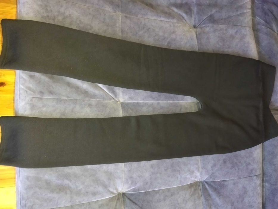 Жіночі  штани лосіни утеплені безшовні 48(XL) чорний Kenalin