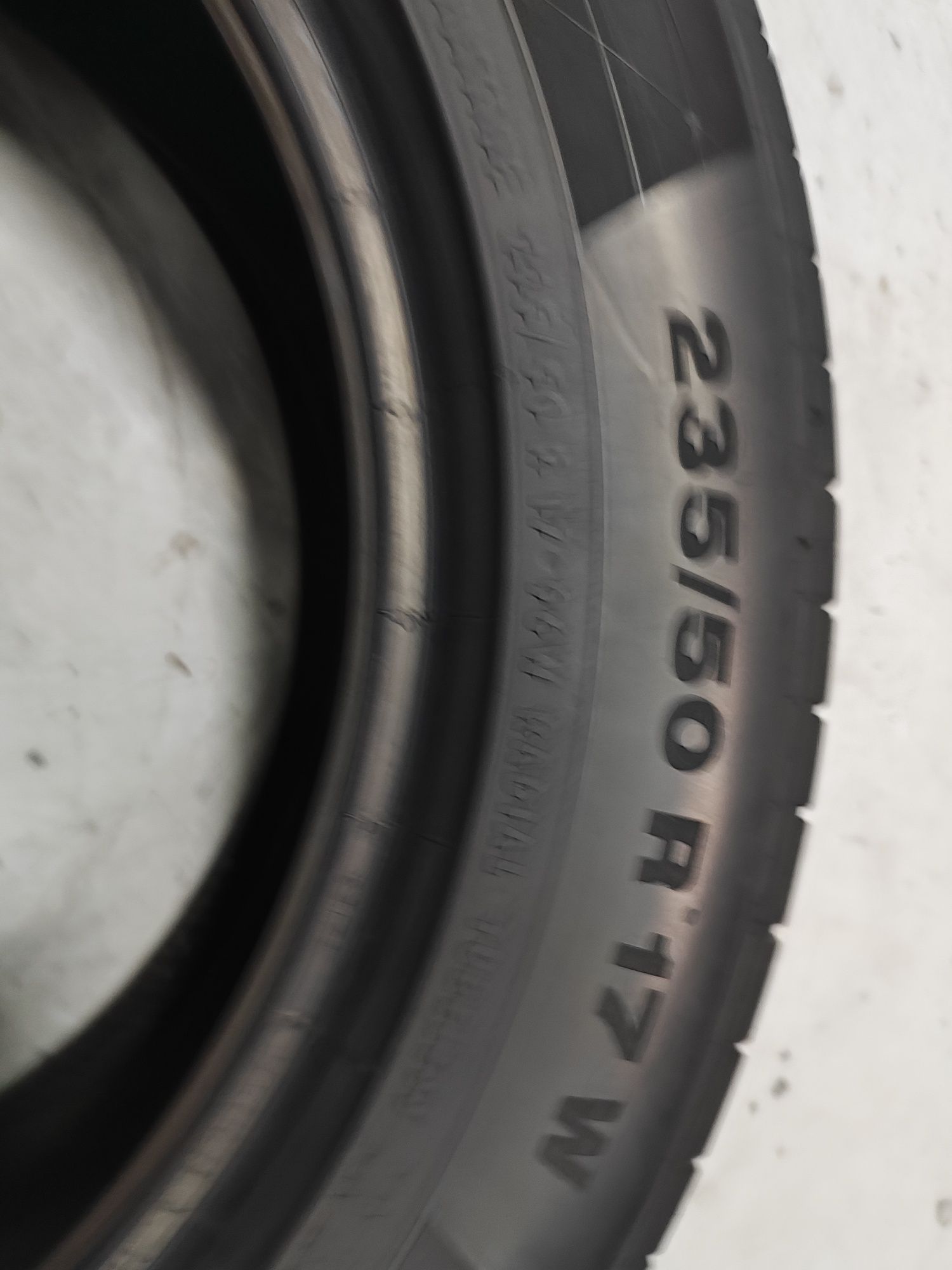 2 pneus semi novos continental contact  235/50R17 96W Oferta portes