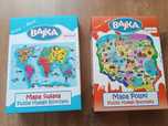 Zestaw Puzzli Bajka, mapa świata, mapa Polski