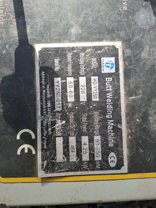 Zgrzewarka doczołowa HAIDA HD-YY250