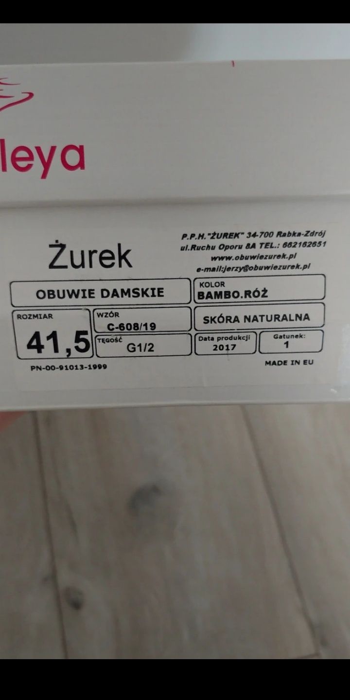 Buty skórzane Żurek