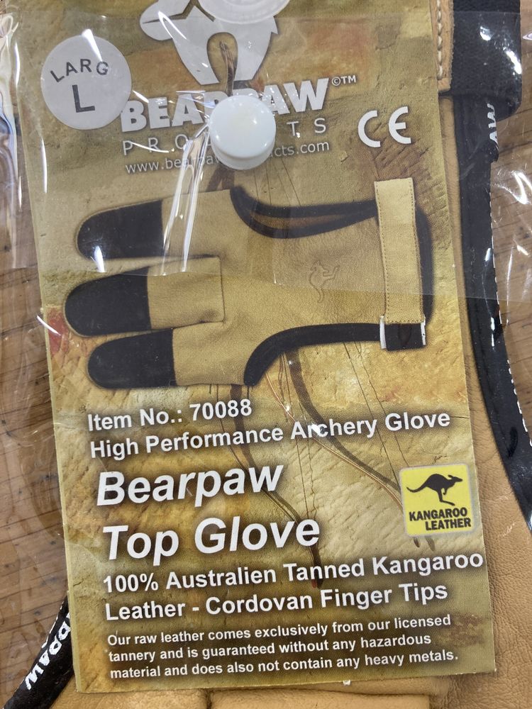 Luvas Bearpaw arco e flecha - Novo