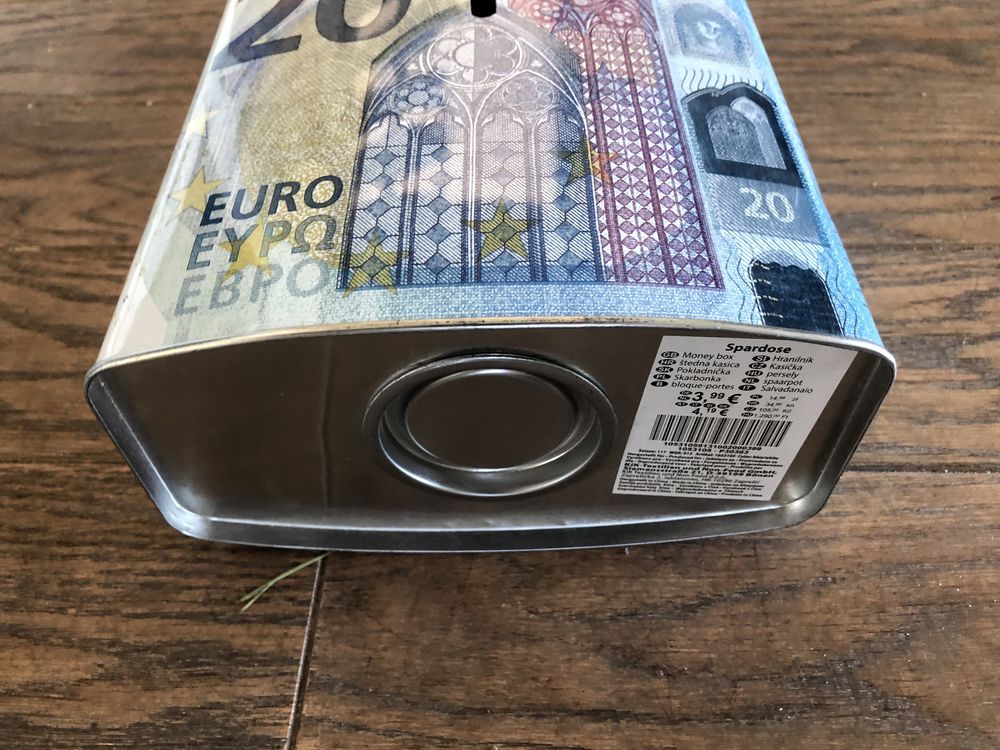 Skarbonka kłódka otwierana 20 euro
