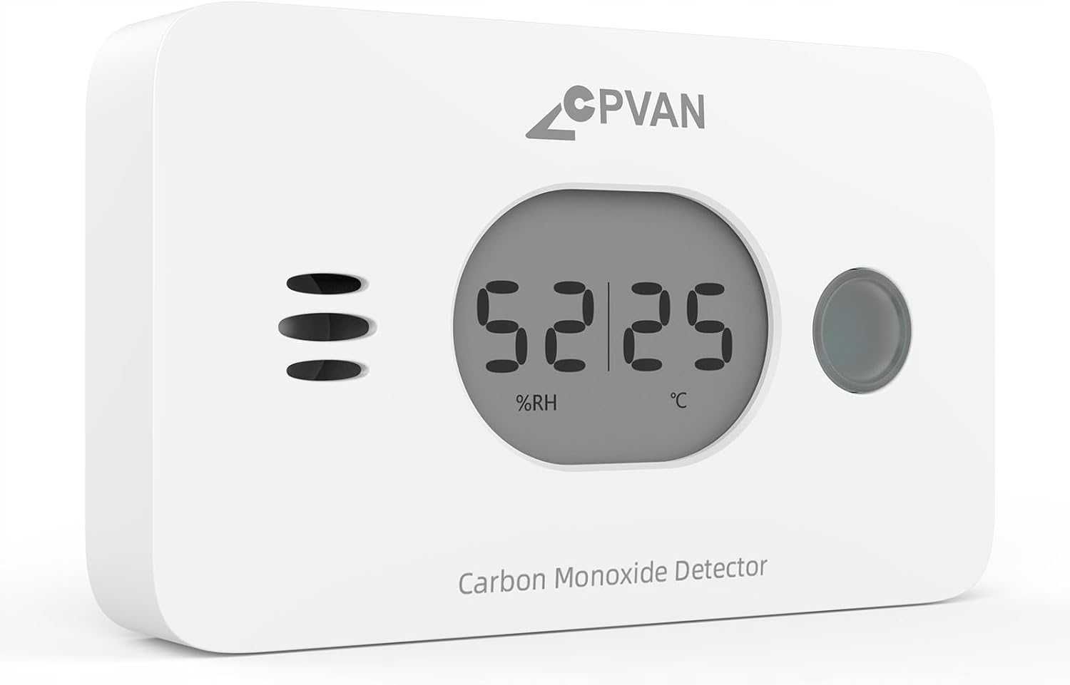 Czujnik tlenku węgla 3w1 detektor CO CPVAN wyświetlacz LCD