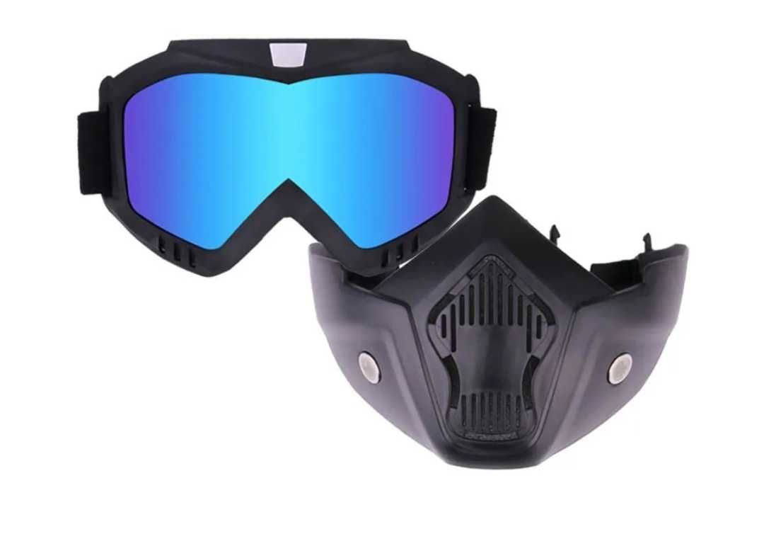 Gogle maski okulary motor cros quad paintball airsoft Gogle maski kask