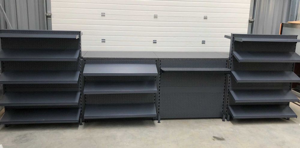 Lada sprzedażowa sklepowa impulsowa stoisko kasowe kasa biurko