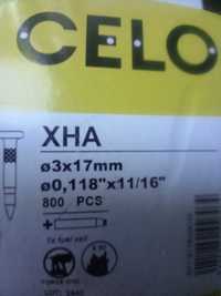 Celo XHA 3x17mm 800sztuk gas