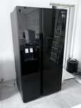 Lodowka Samsung side by side kostkarka czarna 180cm