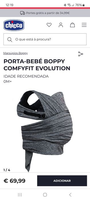 Sling da chicco evolution