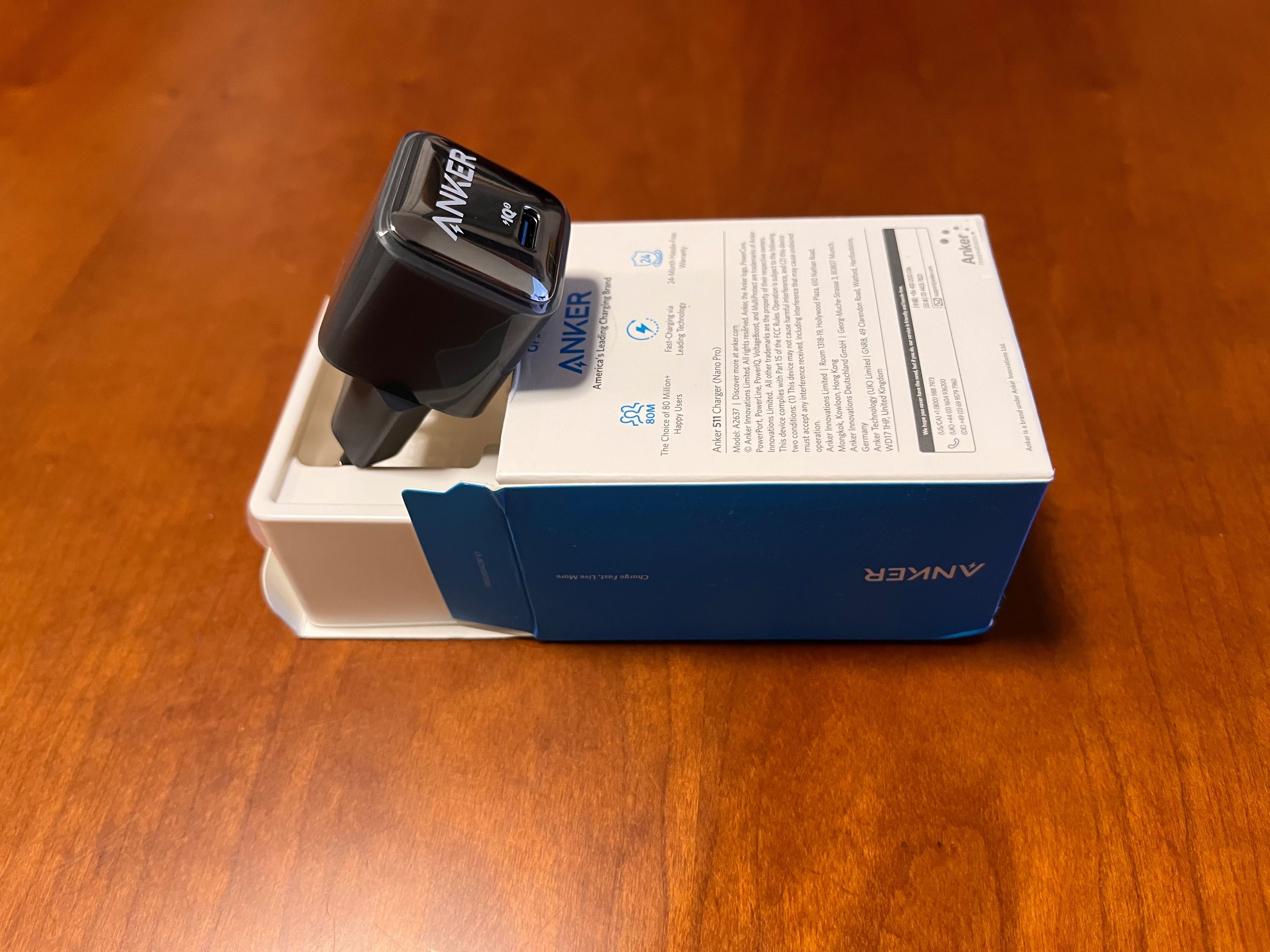 Carregador Anker 511 Nano Pro 20W PIQ 3.0 USB-C