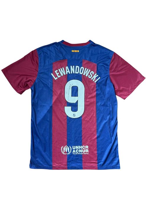 Robert Lewandowski FC Barcelona The Rolling Stones koszulka z autogr.