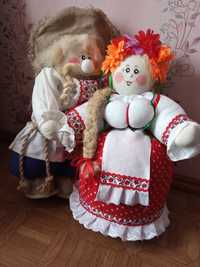 Мягкая игрушка Дед с Бабой в украинских национальных костюмах