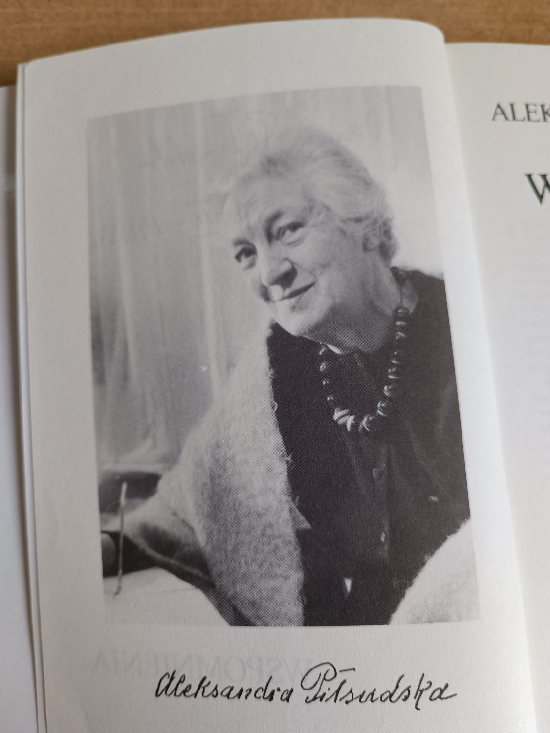 Aleksandra Piłsudska - wspomnienia