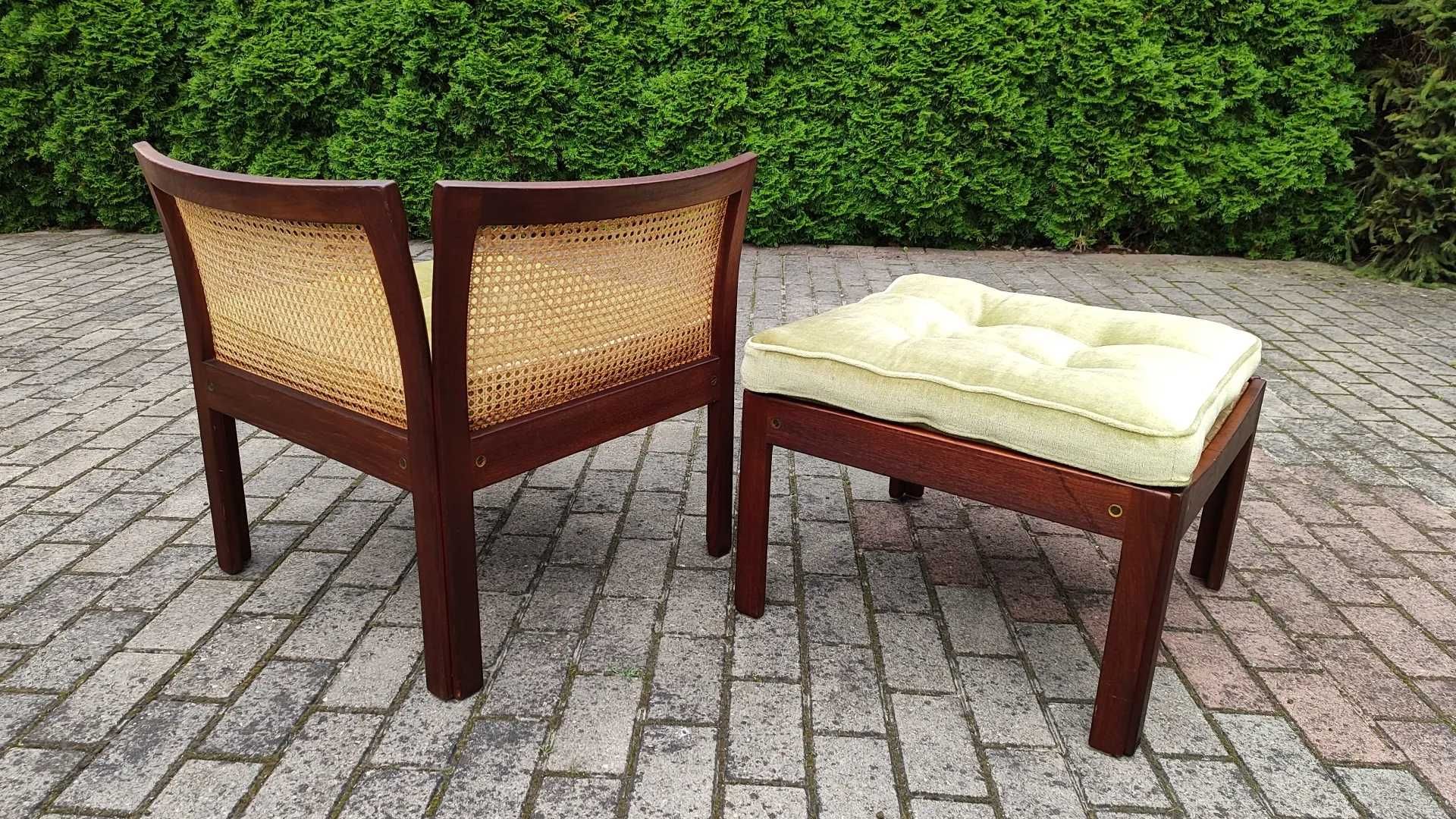 Plexus fotel z podnóżkiem Dania design
