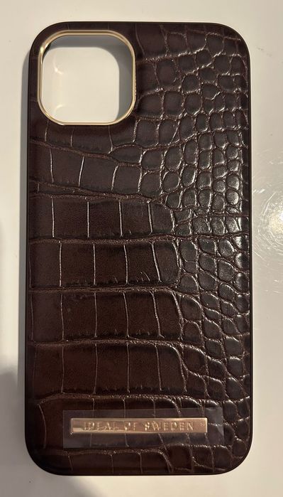 Etui Ideal of Sweden Atelier Case iPhone 13 Deep Walnut Croco nowe