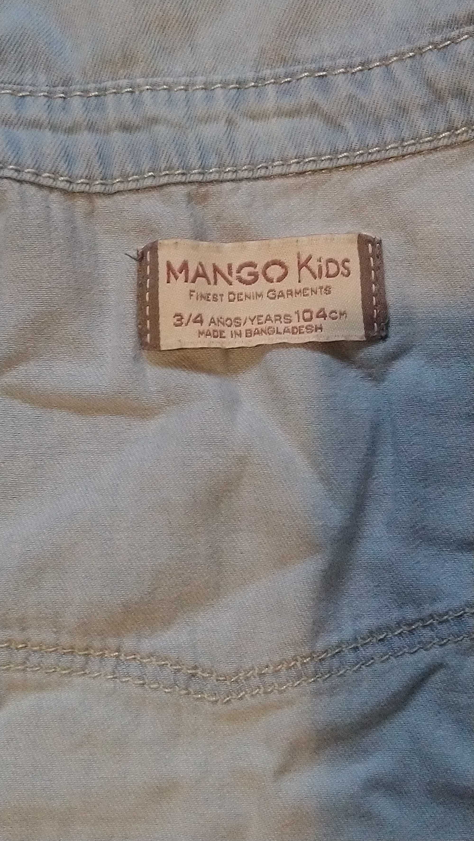 Koszula dla dziewczynki firma Mango rozmiar 104