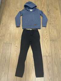 Кофта + джинсы, детская спорт одежда , размер -134 мм
