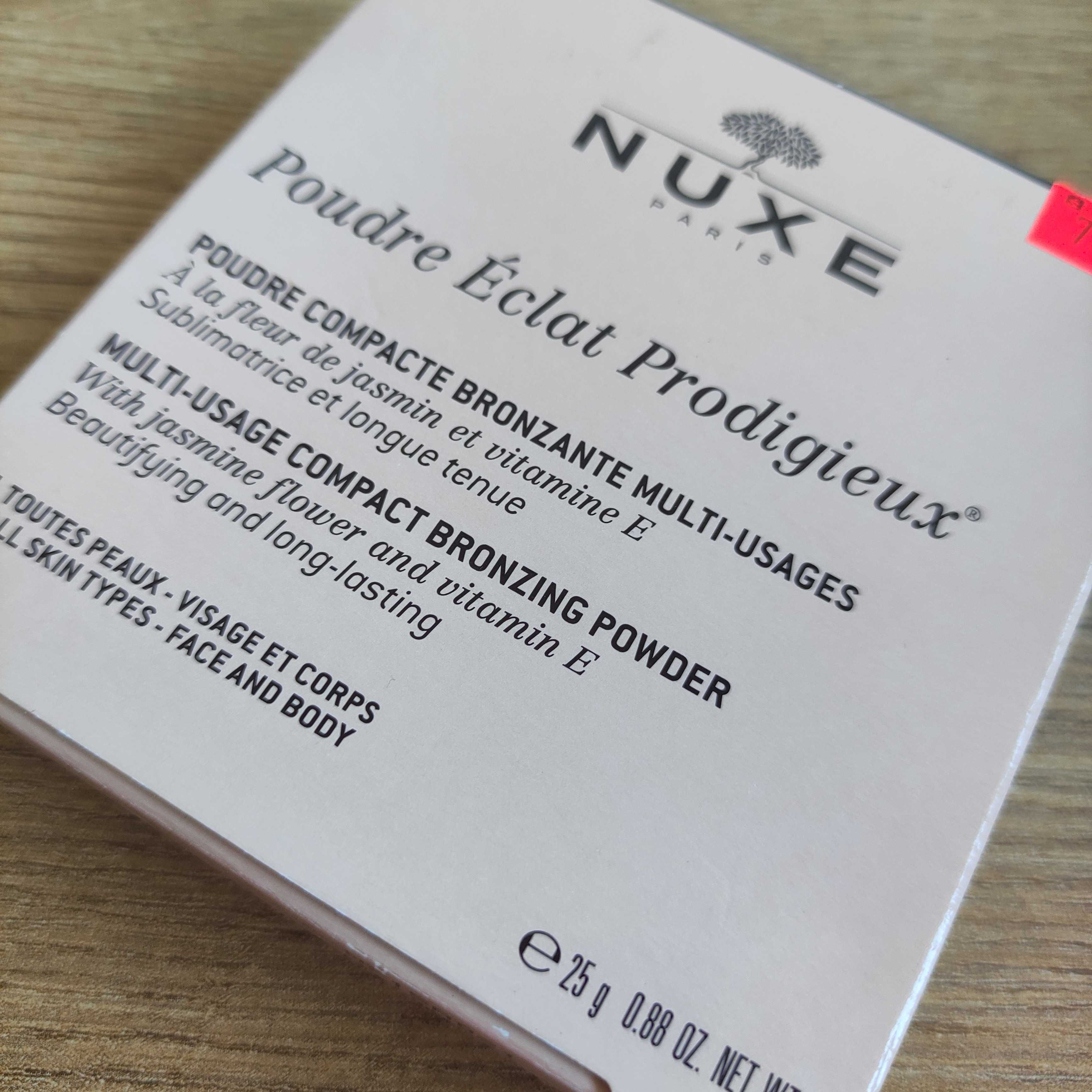 Nuxe prodigieux Puder brązujący w kompakcie upiększający i trwały