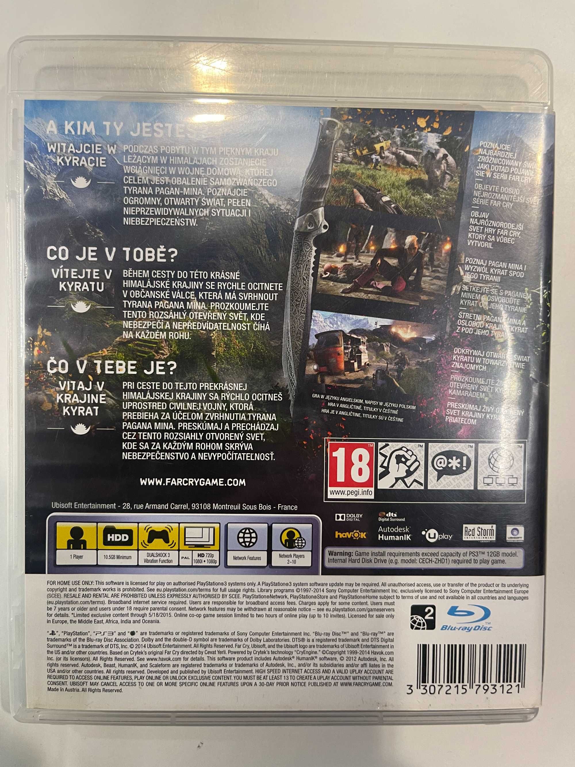 Far Cry 4 PS3 Playstation 4