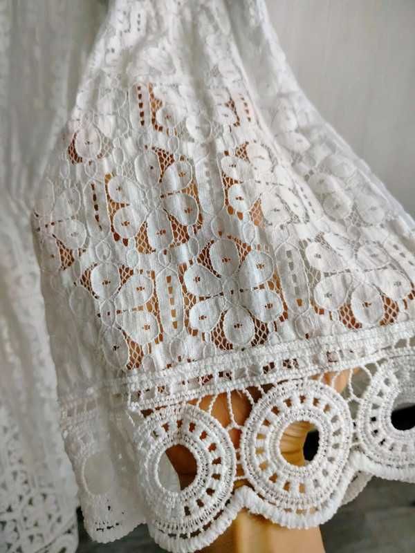 biała sukienka boho rustykalna chrzciny panieński ślub sesja ciąża
