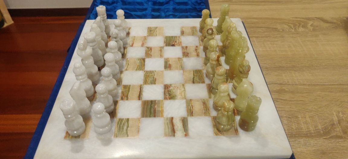 Tabuleiro Xadrez Pedra Onix
