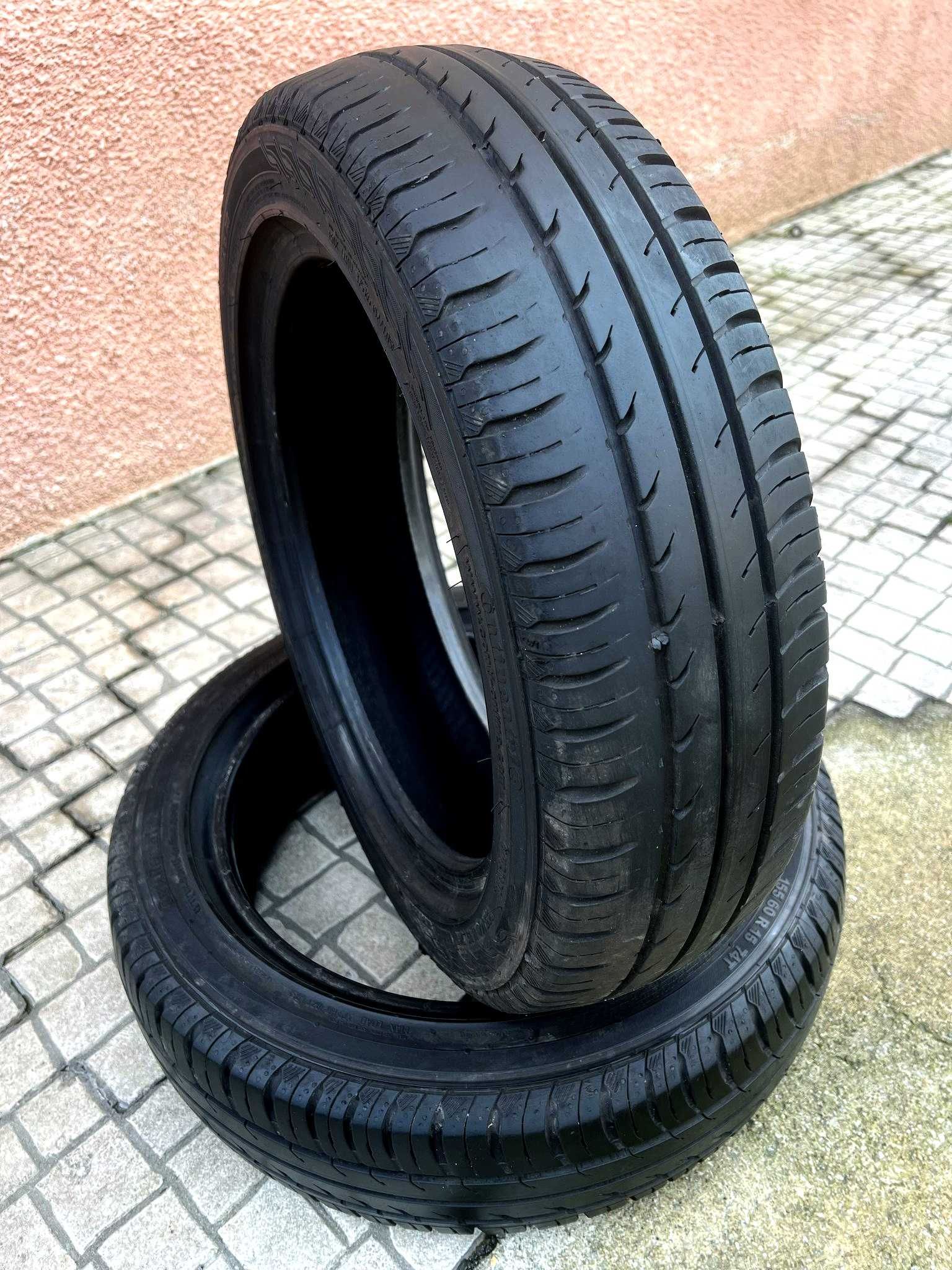 Pneus Continental ContiEcoContact 3 - 155/60/15 - Como novos
