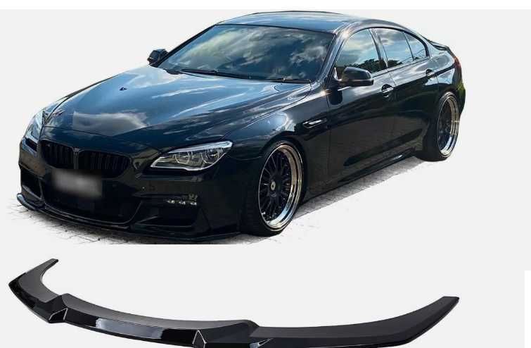 Dokładka Zderzaka Splitter BMW F06 F12 F13 CZARNY POŁYSK