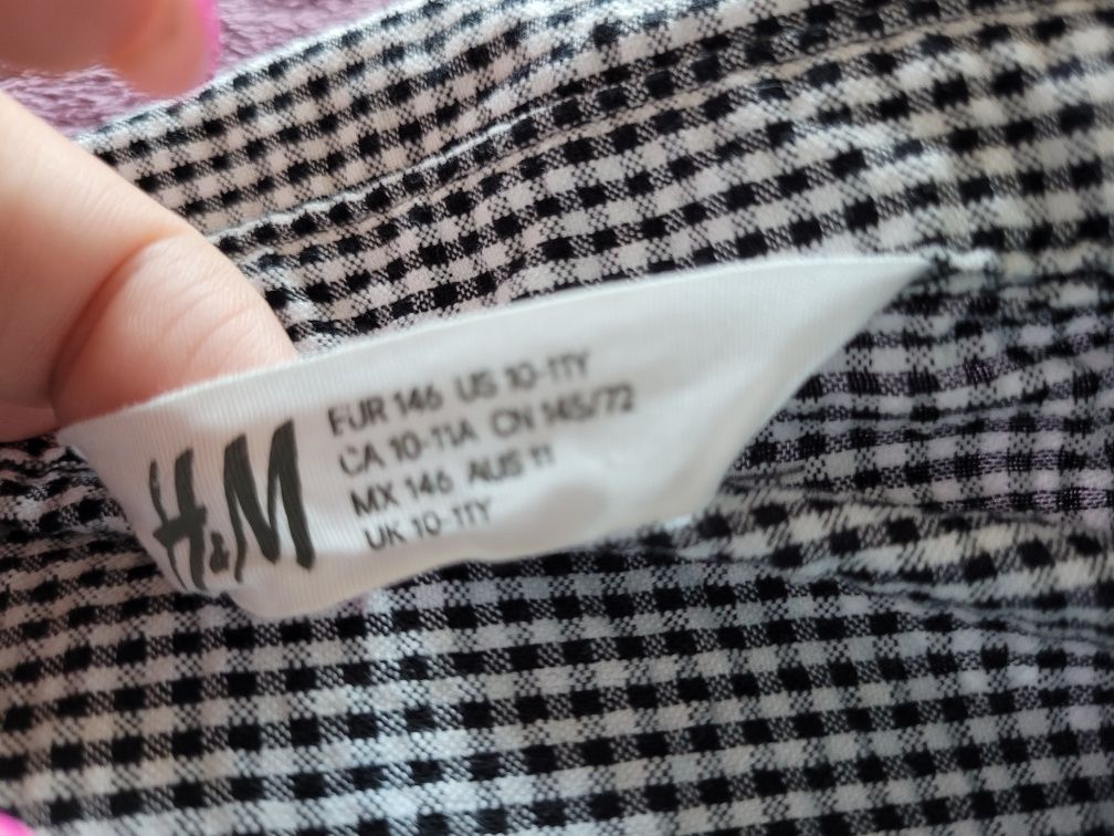 2 bluzki H&M i cekiny 146/152