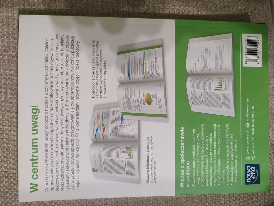 Podręcznik do WOS dla szkół ponadgimnazjalnych "W centrum uwagi"