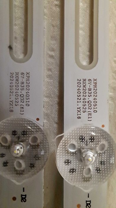 TV LED 32" retroiluminação, 2 tiras novas e testadas