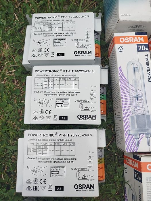 Zasilacze osram do lamp wysokoprężnych plus żarówki