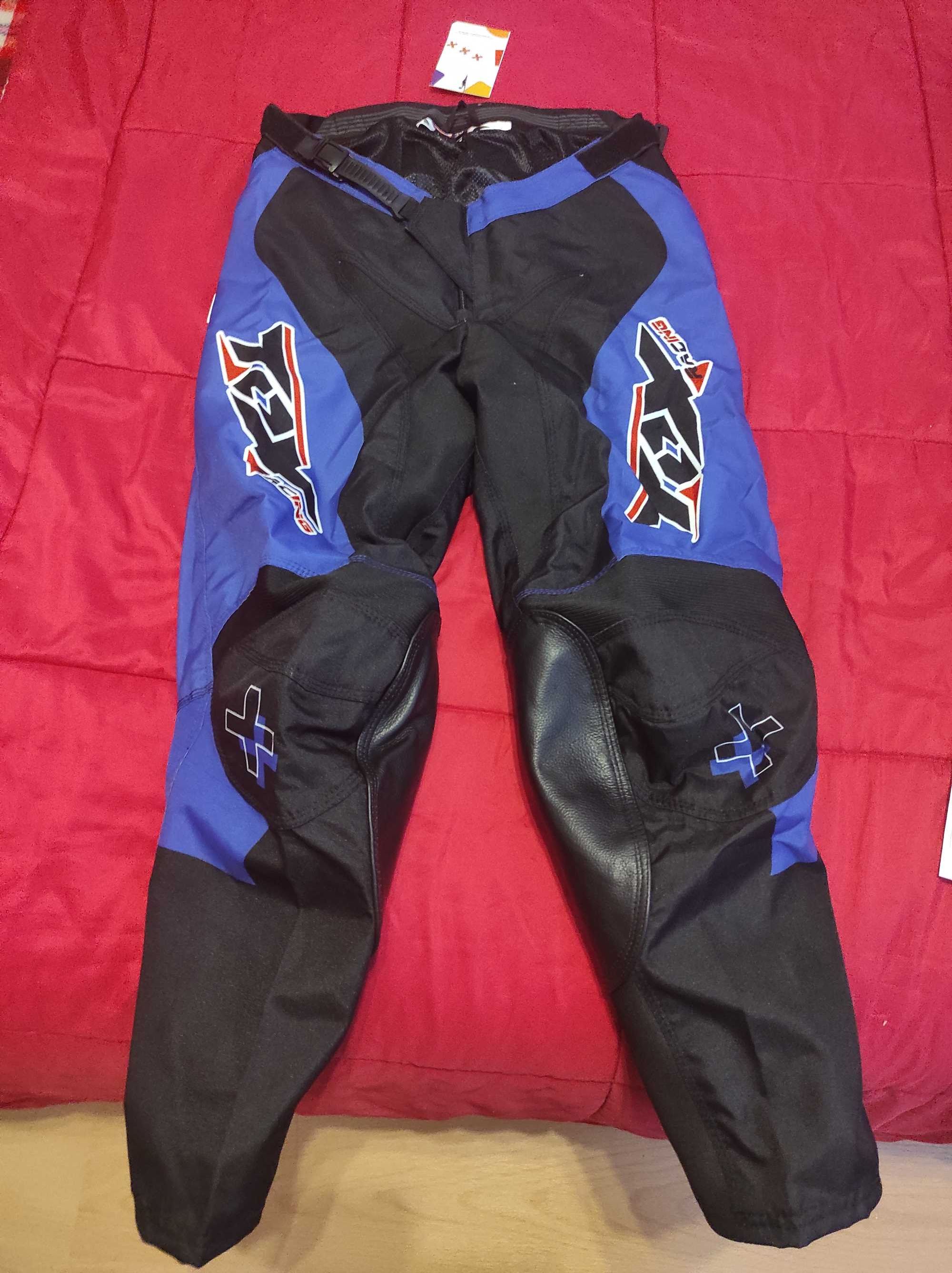 Calças de motocross MX TOX Racing (criança) - Tamanho 30 (15-16 anos)