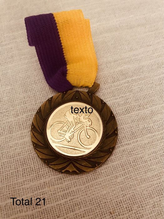 Medalha ciclismo a escolher