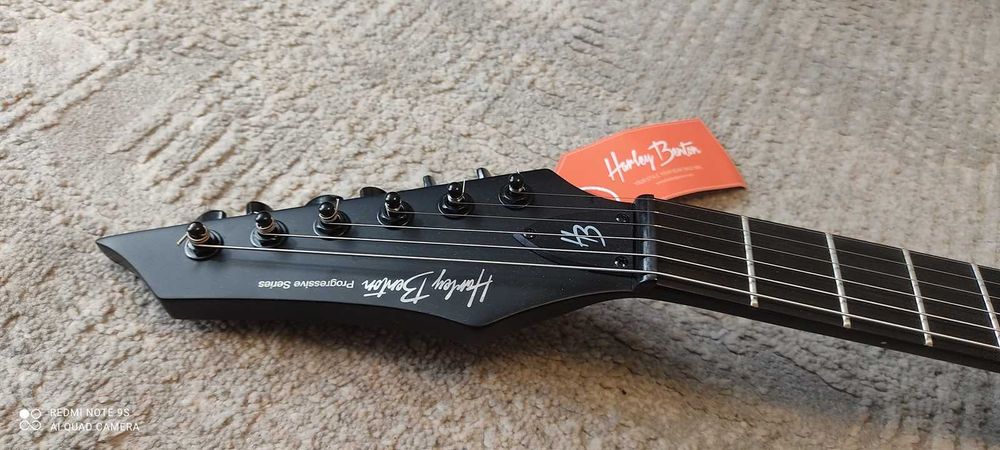 Gitara elektryczna Harley Benton HWY-25 BKS superstrat + SETUP!