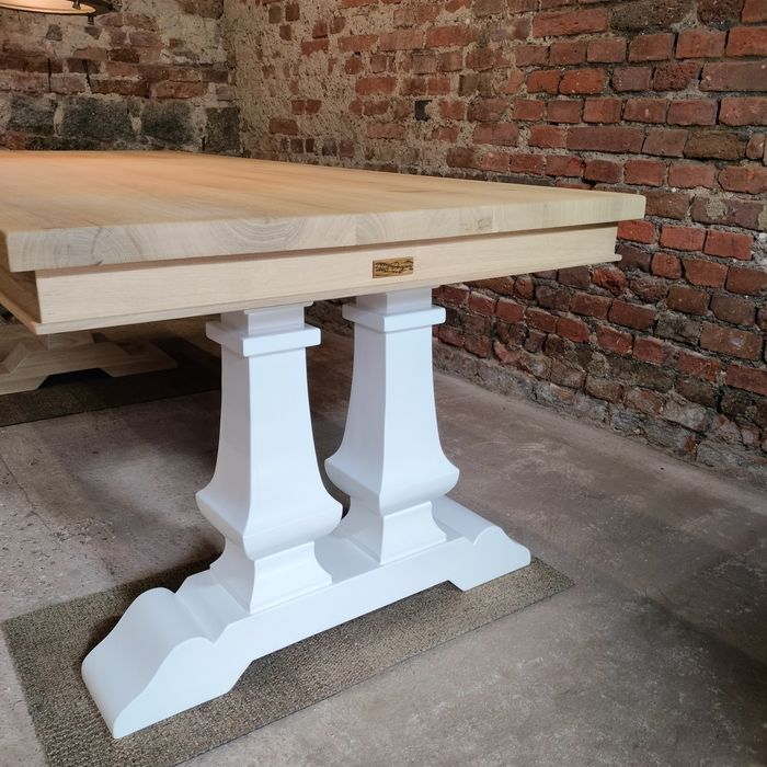 Stół dębowy klasztorny loft Glamour