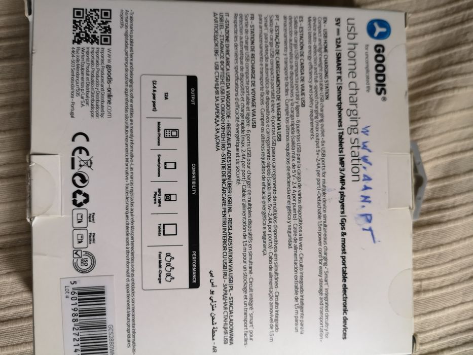 Carregador goodis usb