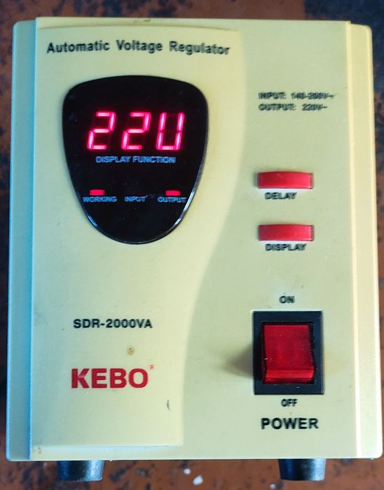 Стабілізатор напруги Kebo Sdr-2000va