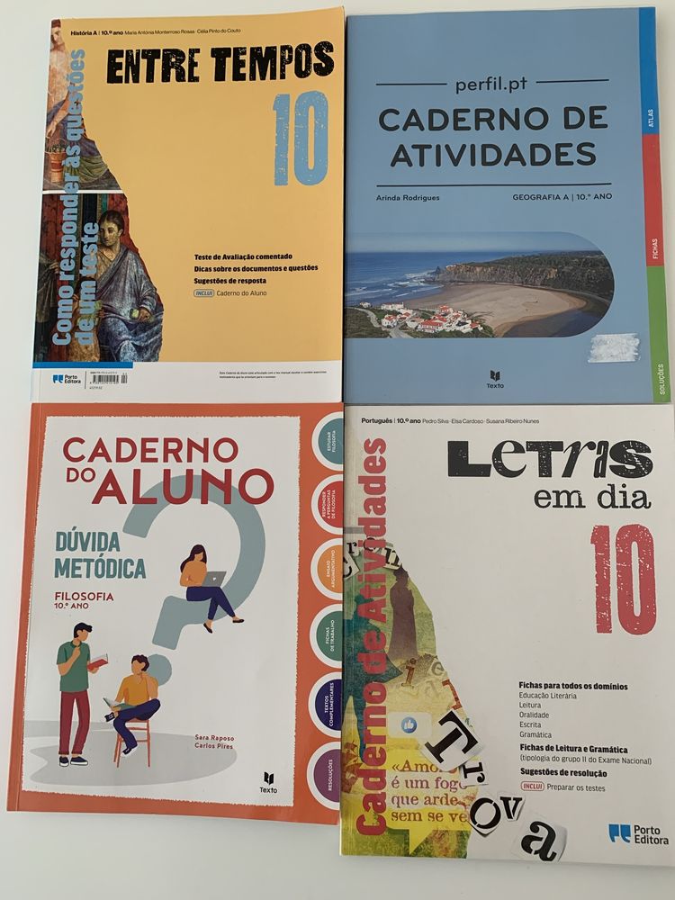 Cadernos atividades 10 ano