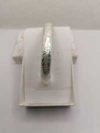 Srebrna sztywna bransoletka, srebro 925