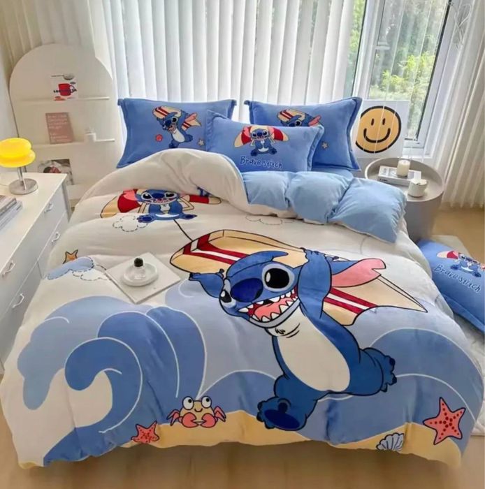 Дитяча постільна білизна велюр полуторний