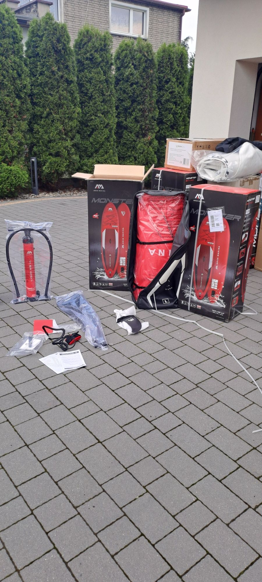 SUP 366cm  Aqua Marina Monster Bt 21   Całe komplety nowe fv Gwarancja