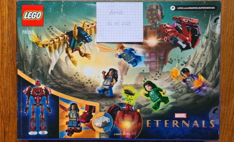 Lego 76155 Marvel Super Heroes Eternals w cieniu Arishem