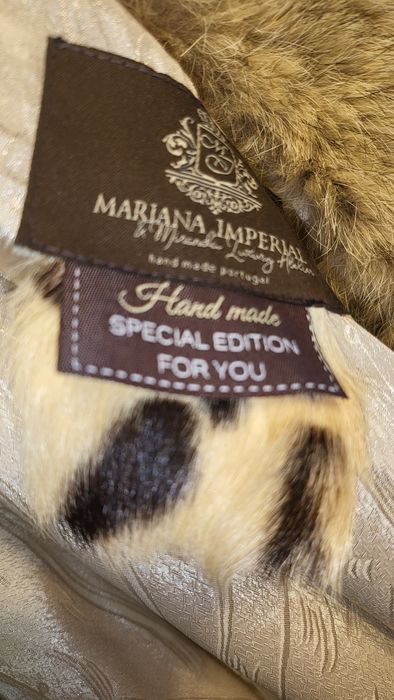 Lindíssimao casaco pêlo autêntico de Cabrito estampado leopardo