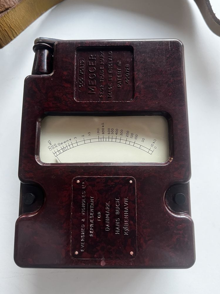 Vintage Evershed & Vignoles, Megger 500V  Tester izolacji i ciągłości