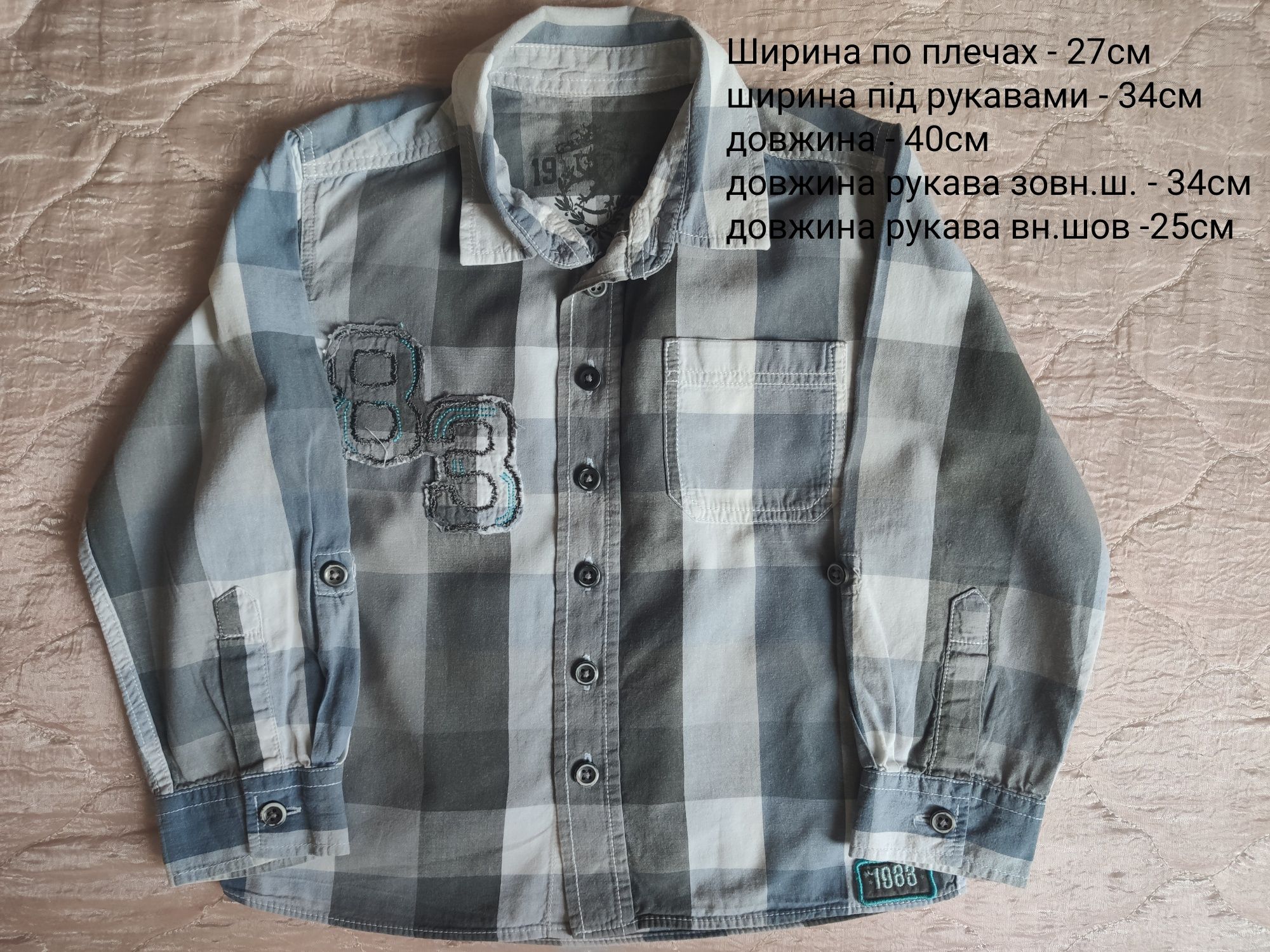 Рубашки, безрукавка, поло на 2-3 рочки, ціна за все