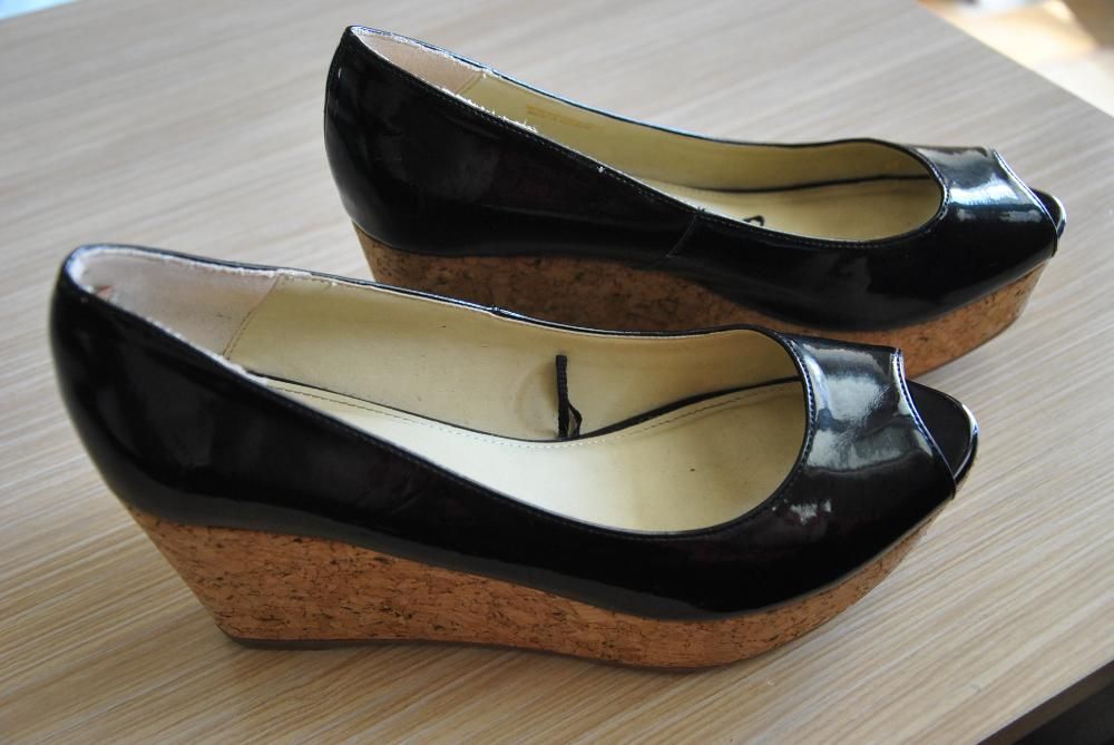 buty damskie sandałki Next, rozmiar 38, lakierowane, /4/