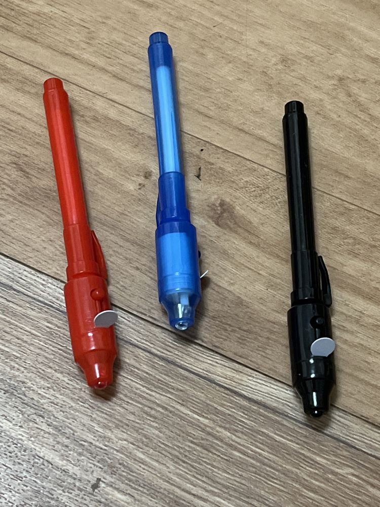 Ручка-неведимка с ультрафіолетовим ліхтариком