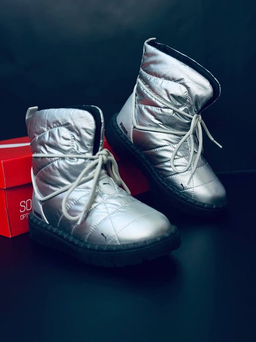 Жіночі дутіки Puma Зимові Сноубутси пума женские сапоги пума зима