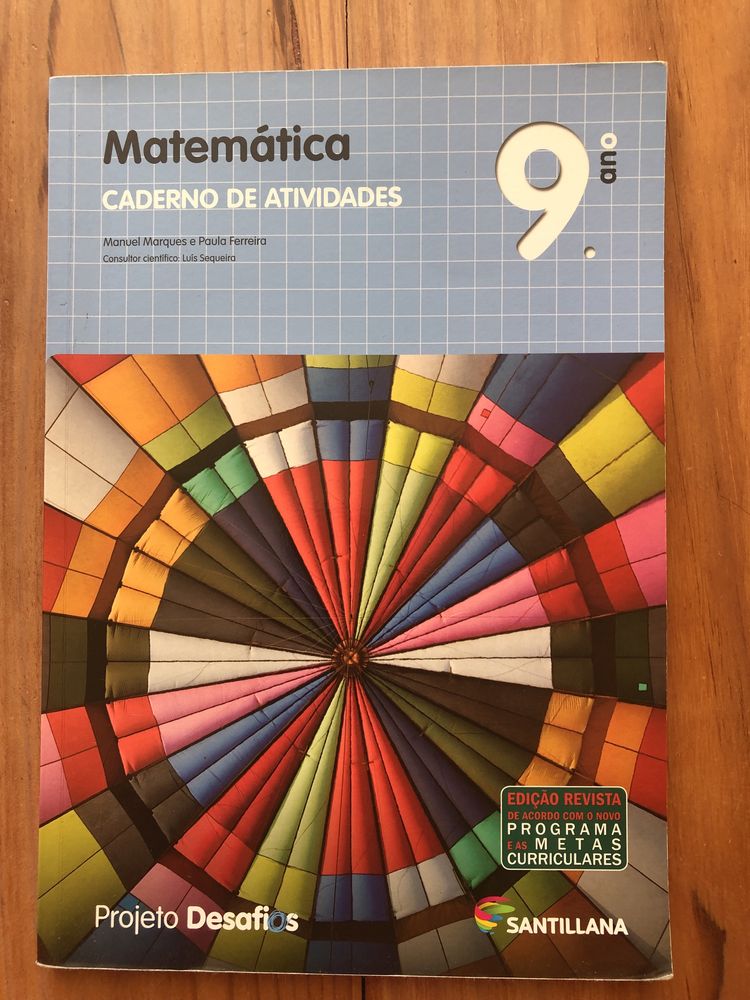 Livros Matemática 9 ano Santillana