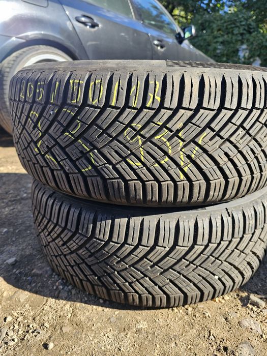 Opony Całoroczne 2szt R17 205/50-8mm-Continental-23rok